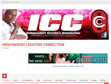 Tablet Screenshot of independentcreatorsconnection.com